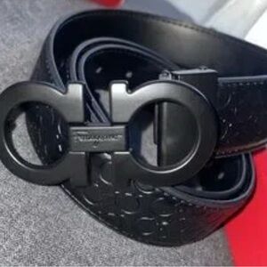 Salvatore Ferragamo Black Embossed Belt
NOT ATHLETIC